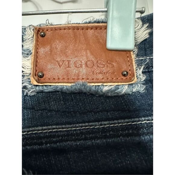 Vigose collection blue denim jeans , fit skinny jeans - Picture 3 of 9